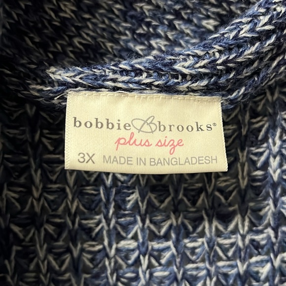 Blue and white sweater/cardigan - Picture 3 of 5